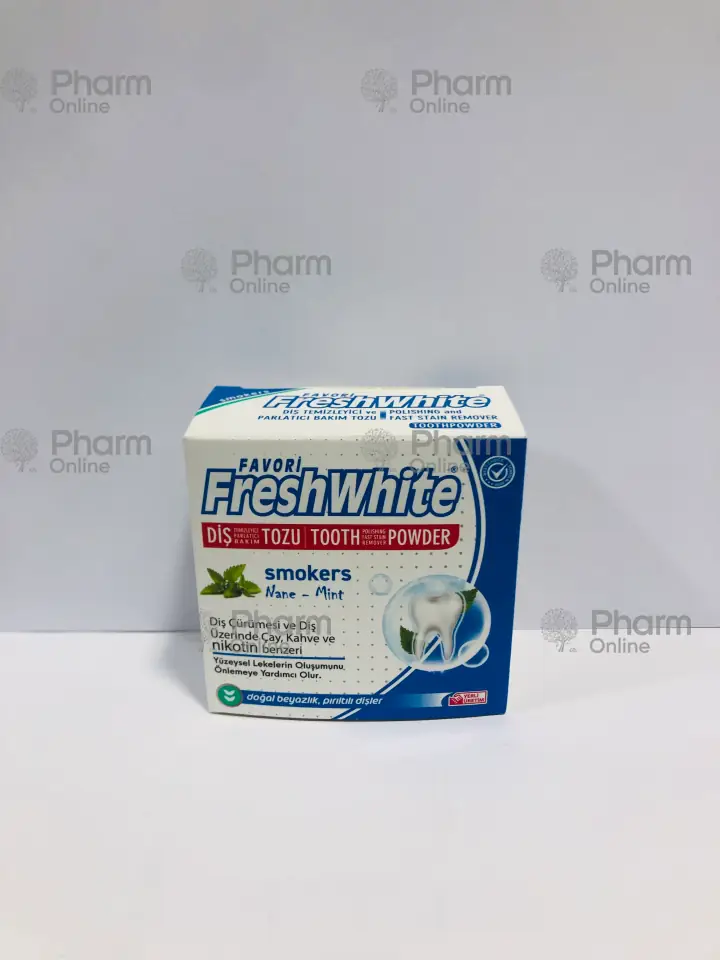 Tooth powder "Favori Fresh White" Smokers (1100) 50 gr (Cosmetics) (<>) (Turkey)