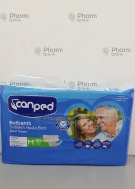 Diapers for adults "Canped" (Medium) 85-125cm (0622) No. 30 (Turkey)