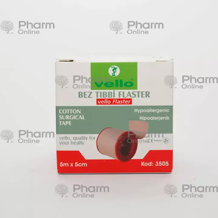 Vello fabric adhesive plaster 5cm x5m (Türkiye)