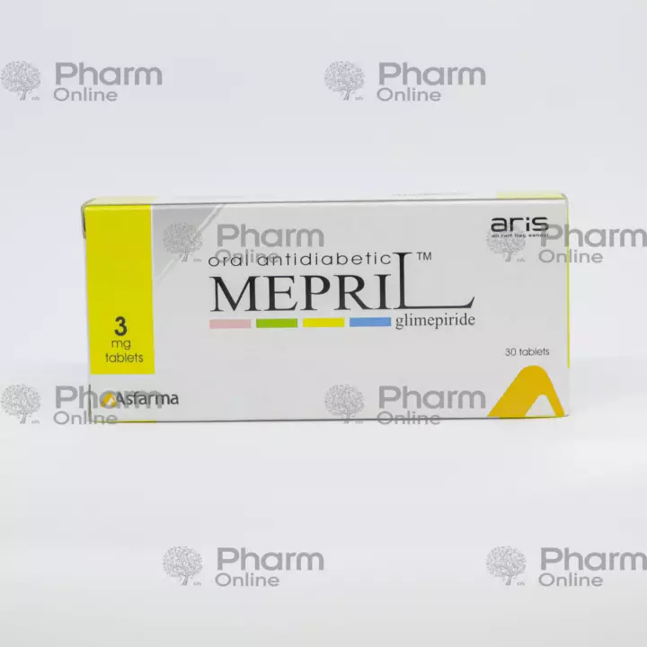 Mepril 3 mq № 30 həb – Təzyiqi tənzimləmək üçün tablet