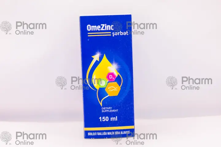 OmeZinc 150 ml (Syrup) (DSZ Doğal sağlık Gıda Ve Kozmetik Ürünleri) (Turkey)