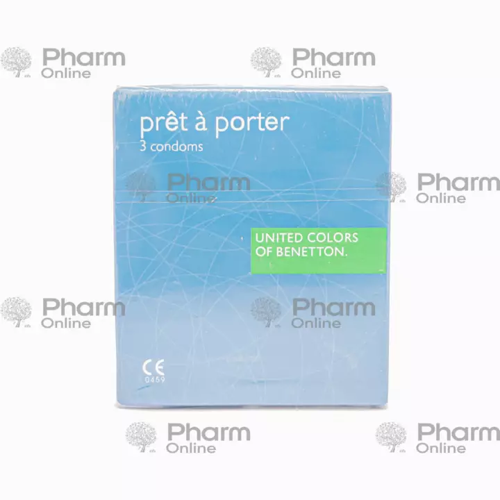 Condom Benetton (göy)№3 (3116)(4113) (Other) (<>) (France)