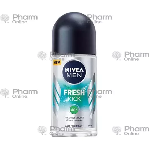 Нивеа антип  ролл он FRESH kick муж (9688) (Германия)