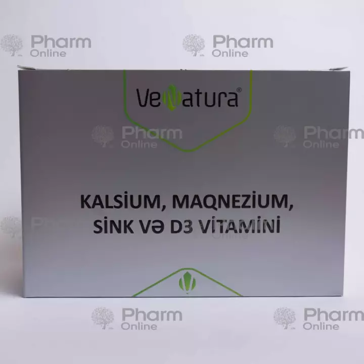Venatura Kalsium maqnezium sink və D3 №(Sachet) (Vefa İlac Sanayi ve Ticaret Ltd Şti) (Türkiyə
