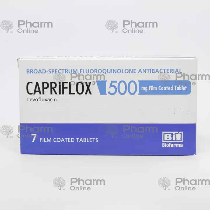 Kapriflox 500 mg № 7 (Həblər) (Biofarma İlaç San. ve Tic. A.Ş.) (Türkiyə)