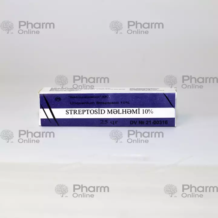Стрептоцид 10% 25 гр (Мазь) (Азербайджан)