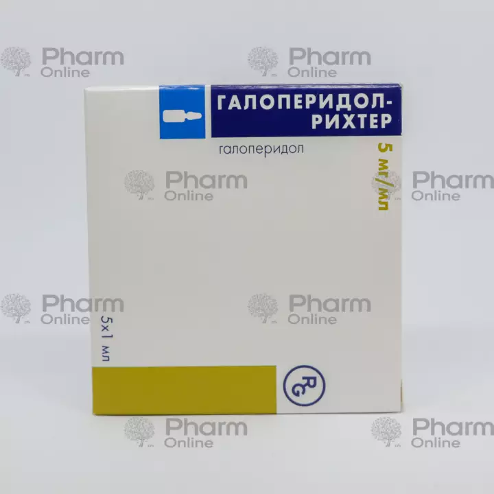 Qaloperidol Rixter 5 mq 1 ml № 5 (Ampulalar) (Macarıstan)