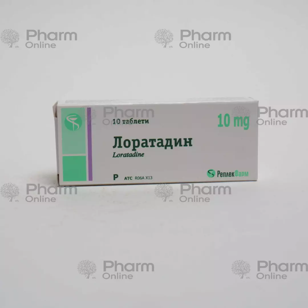 Loratadin,loratadin dermanı, loratadin tableti 10 mq № 10 (Tablet) (Makedoniya)