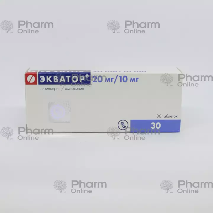 Экватор 20/ 10 мг № 30 (Таблетки) (Gedeon Rixter) (Венгрия)
