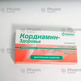Cordiamine 25% 2 ml № 10 (Ampoules) (Ukraine)