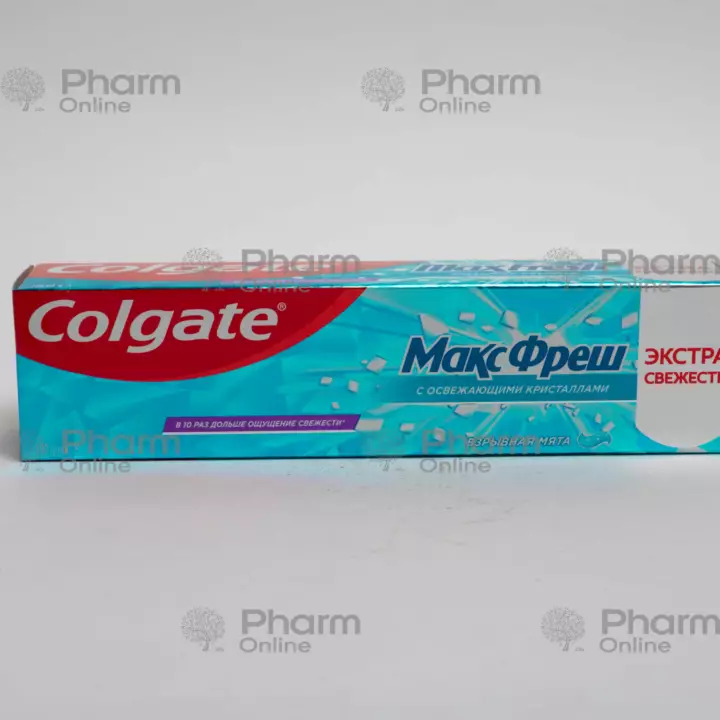 Colgate "Max White Crystal Mint" Crystal Mint(00849)(5851) 100 ml (Toothpaste) (BAT Lubnyfarm)