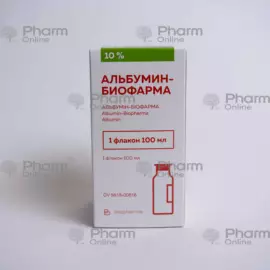 Albumin 10% 100 ml (Solution) (Biopharma) (Biofarma Ösc, Ukrayna)