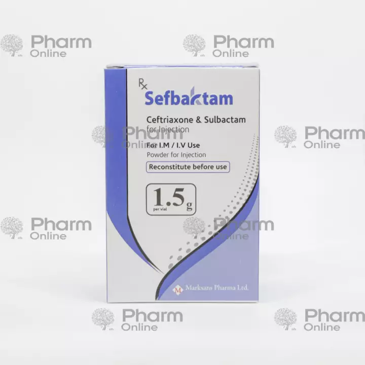 Цефбактам 1,5 гр № 1 (Флакон) (AARGE HEALTHCRAFT) (Индия)