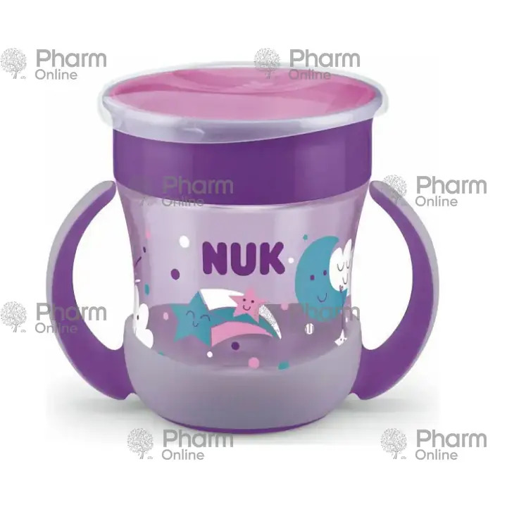 Nuk mini magic cup night  детский поильник-непроливайка 6+ 160 мл (2622)