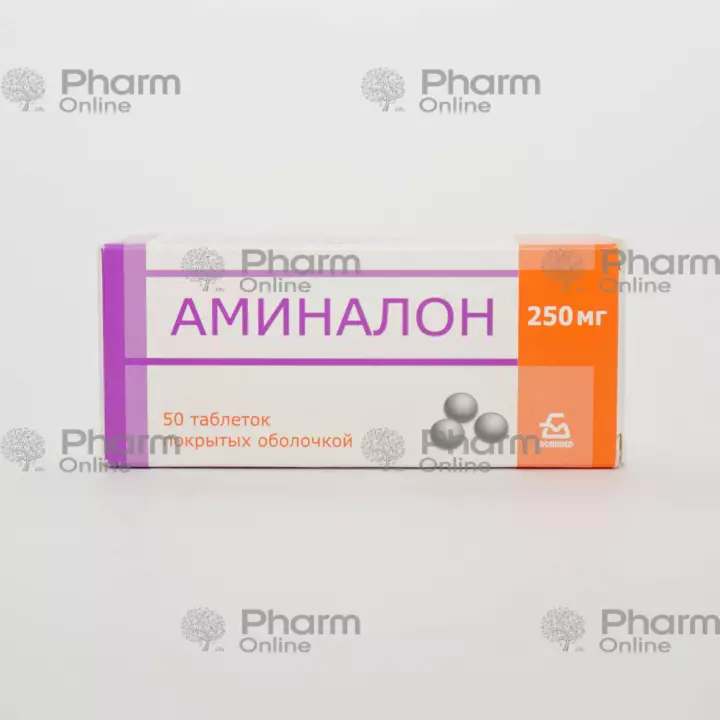 Aminalon 250 mq № 50 (Tablet) (Borisov ZMP) (Belarus)