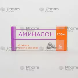 Aminalon 250 mg № 50  (Tablets) (Borisov ZMP) (Belarus)