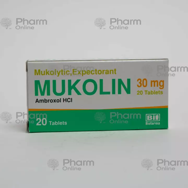 Mucolin 30 mg № 20 (Tablets) (Biofarma Ilac San. ve Tic. A.S.) (Turkey)