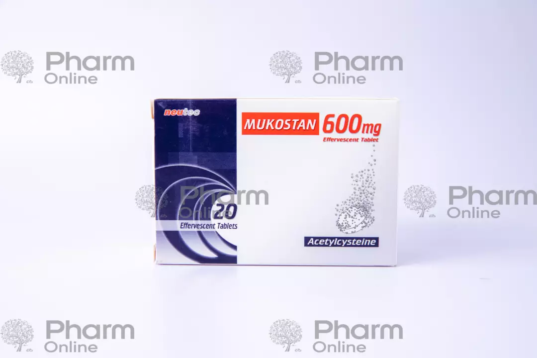 Mukostan 600 mg № 20 (Efervesan tabletlər) (NEUTEK İLAÇ SAN VE TİC AŞ,) (Türkiyə)