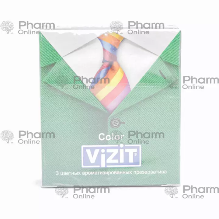 Condom Vizit aroma color № 3 (Germany)