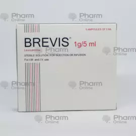 Brevis 1g/5ml № 5 (Ampulalar) (Rafarm AO) (Yunanıstan)
