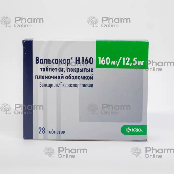 Valsacor N 160mg 12.5mg No. 28 (Pills) (KRKA) (Slovenia)